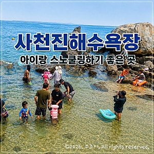 강릉 사천진해수욕장 스노클링 스노쿨링 아이와 가기 좋은 강릉 해수욕장