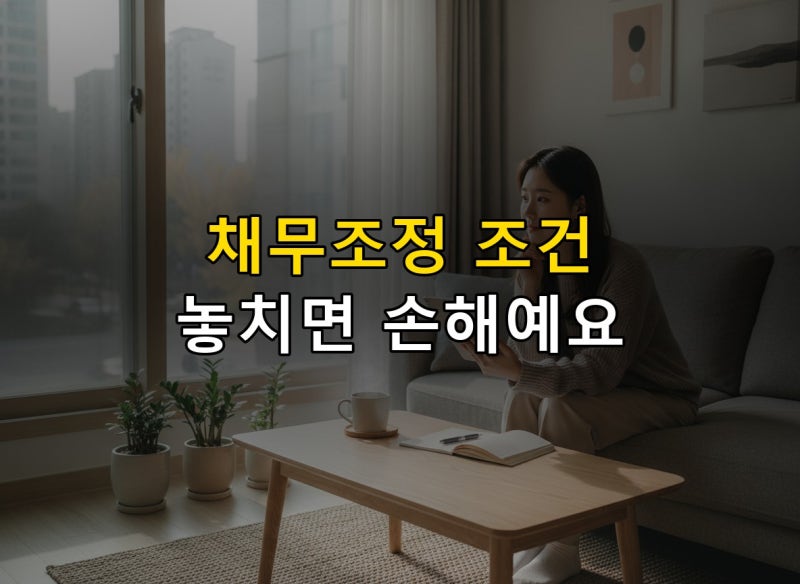 신용회복위원회 채무조정 조건, 신청부터 감면까지 총정리