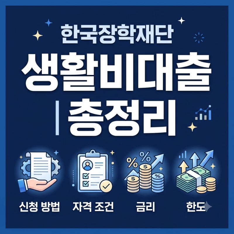 생활비 부족한 대학생 구세주: 한국장학재단 생활비대출 금리 혜택과 서류 면제 꿀팁