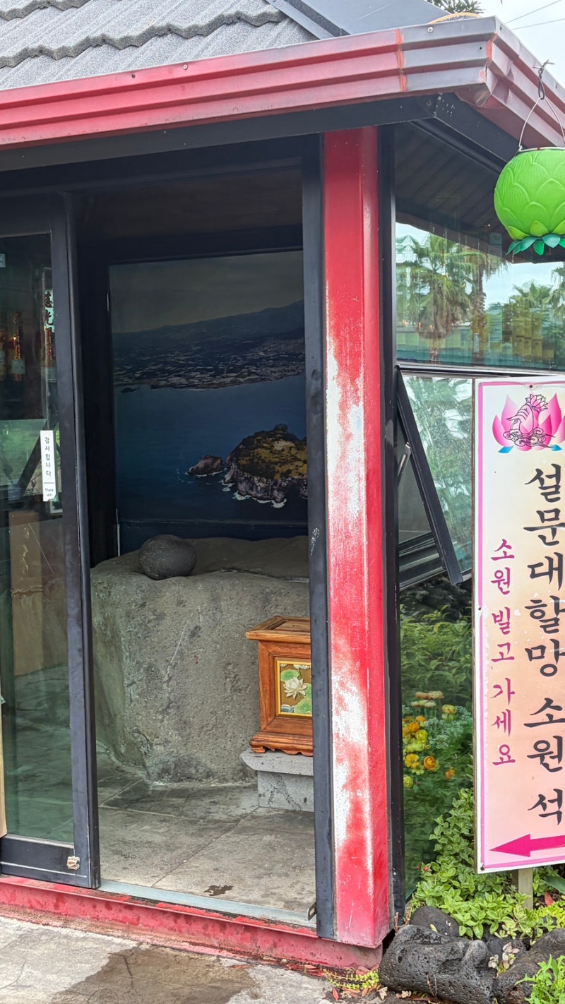 제주 소원돌 선운정사 직접 돌 들어본 후기