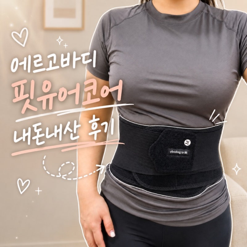 에르고바디 핏유어코어 복대 흉곽밴드 내돈내산 2년차 사용 후기 사이즈