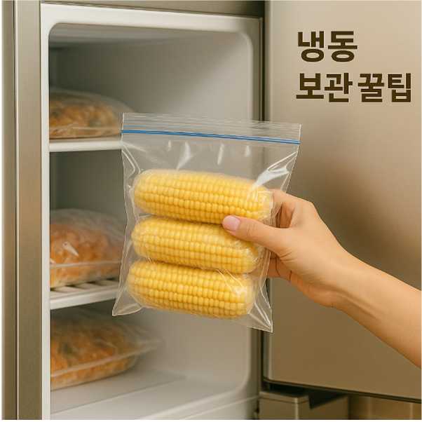 삶은 옥수수 보관법과 꿀팁 총정리