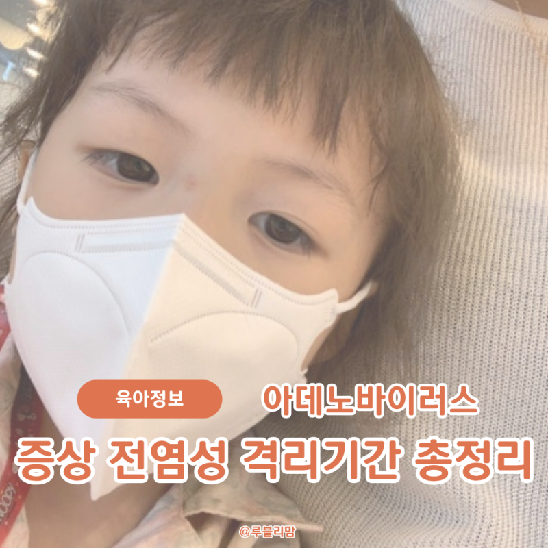 아데노바이러스 눈꼽감기 증상 전염 총정리