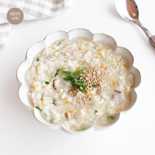 참치계란죽 끓이는법 야채참치죽 레시피