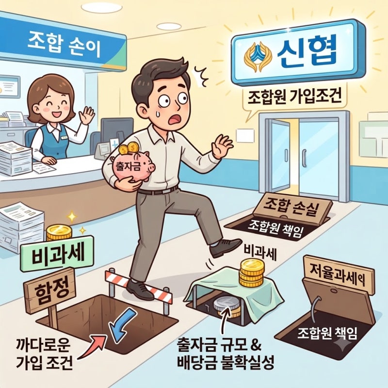 2026 신협 조합원 가입조건과 저율과세, 출자금보다 먼저 따져야 할 3가지 함정