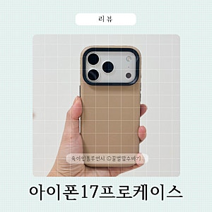 아이폰 가죽케이스 추천 파우트 맥세이프 아이폰 17 프로 후기