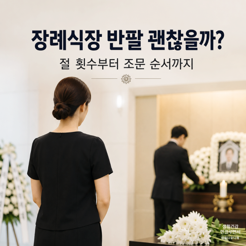 장례식장 복장 반팔 가능? 절 몇 번? 조문 순서, 봉투 등 장례식장 예절 7가지