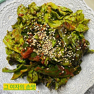 상추겉절이 - 상추겉절이양념 - 상추겉절이레시피