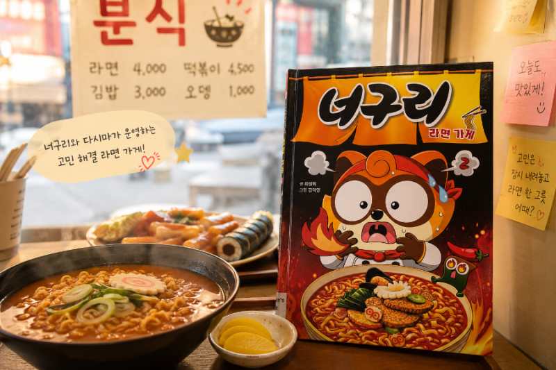 초등도서 고민을 들어주는 너구리 라면 가게