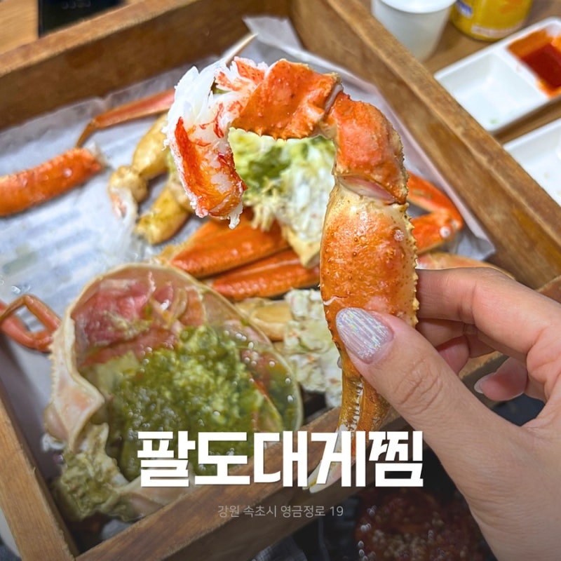 팔도대게찜｜동명항 속초대게맛집 어디 갈까? 18종 스끼다시 잘나오는곳