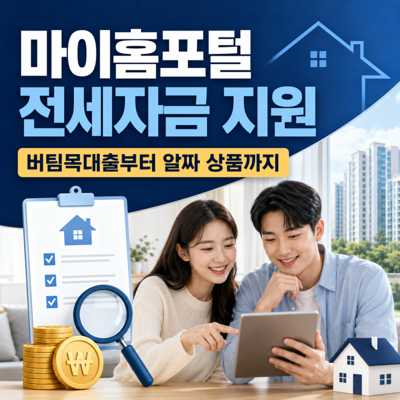 마이홈포털 전세자금 지원, 버팀목대출부터 주택도시기금의 알짜 상품까지 가장 완벽하게 ....