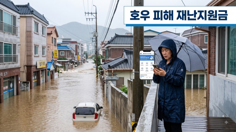 2026 집중호우 재난지원금 총정리｜주택 침수 350만원·소상공인 300만원, 누가 받을 수 있을까?