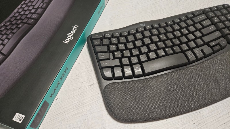 [리뷰]로지텍 키보드 웨이브 키즈 WAVE KEYS 당근 거래 구매 가격 및 리뷰~! 남성용으로는 크기....