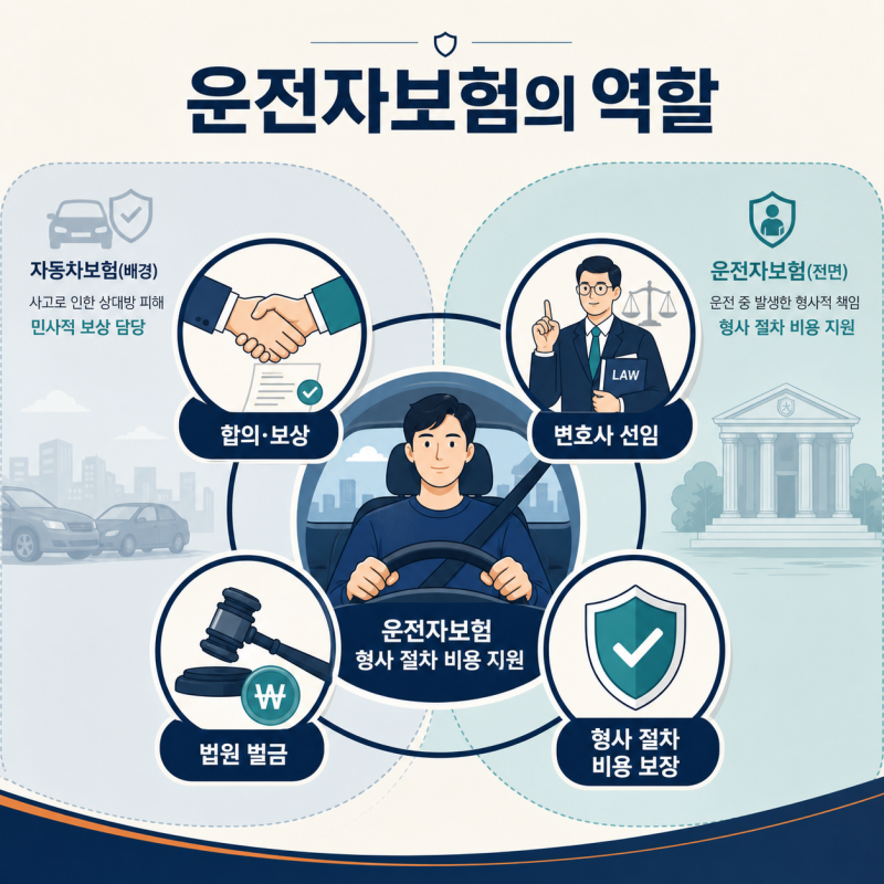 운전자보험 ｜12대 중과실 사고, 합의금·벌금·변호사선임비용 보장 어디까지?