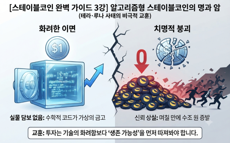 [스테이블코인 완벽가이드 3강]알고리즘형 스테이블코인의 명과 암 (테라·루나 사태의 비극....