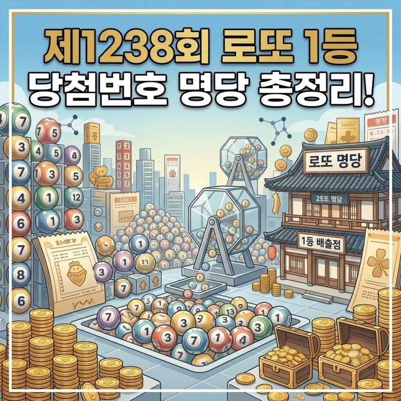 로또 1등 실수령액 얼마? 20억·30억 당첨금 세금 계산법｜전국 1등 최다 배출 명당 BEST 5