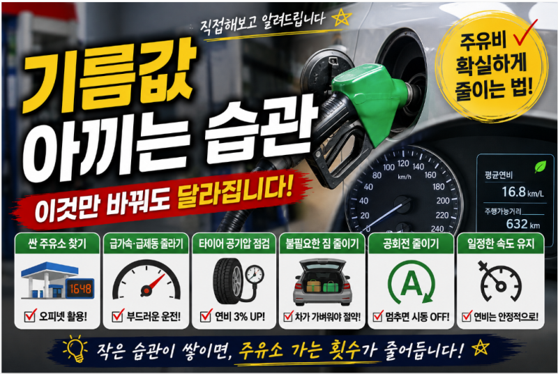 기름값 아끼는 습관