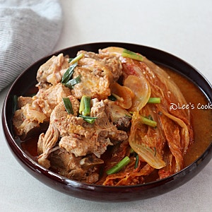 돼지갈비 김치찜 레시피 묵은지요리