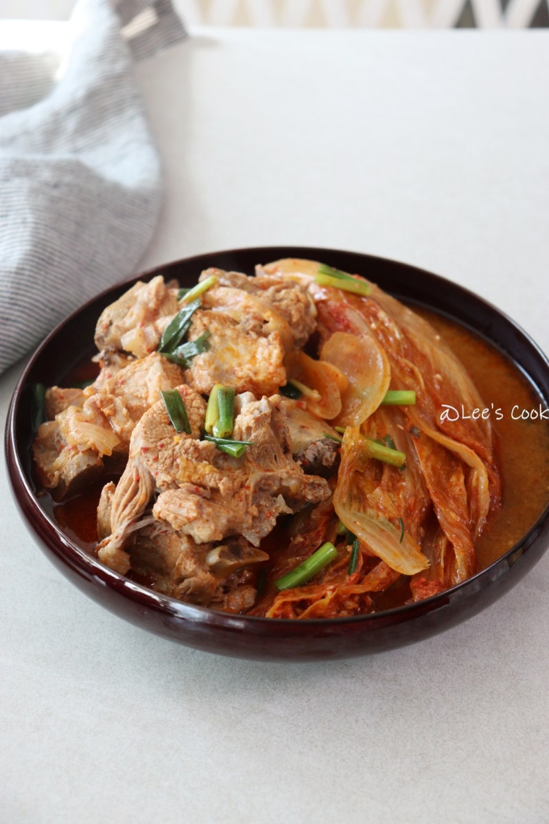 돼지갈비 김치찜 레시피 묵은지요리