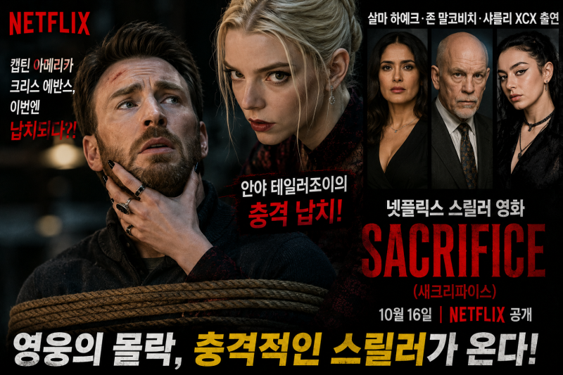 크리스 에반스, 이번엔 캡틴 아메리카 아니다… 안야 테일러조이에게 납치당한 충격 변신