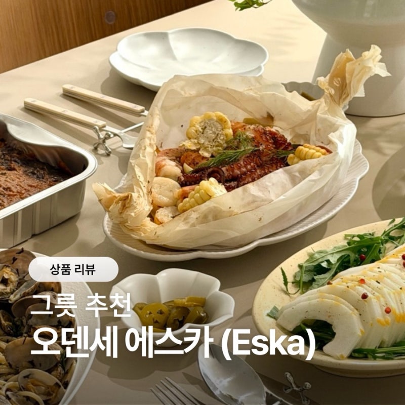 오덴세 그릇 에스카 파스타볼 쿠프볼 eska 사용 후기
