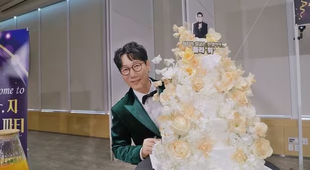 <b>지석진</b> 환갑 <b>인기가요 엔딩</b> 요정 등극에 다들 감탄했네요