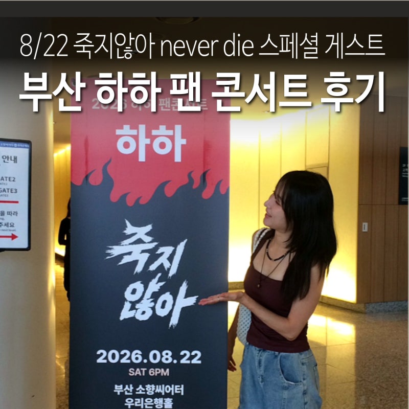 부산실내놀거리 하하 팬콘서트 직관 후기 듣고가면 좋은 노래