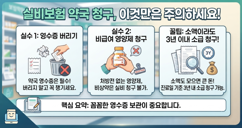 실비보험 약국 청구 기준과 방법 완벽 정리