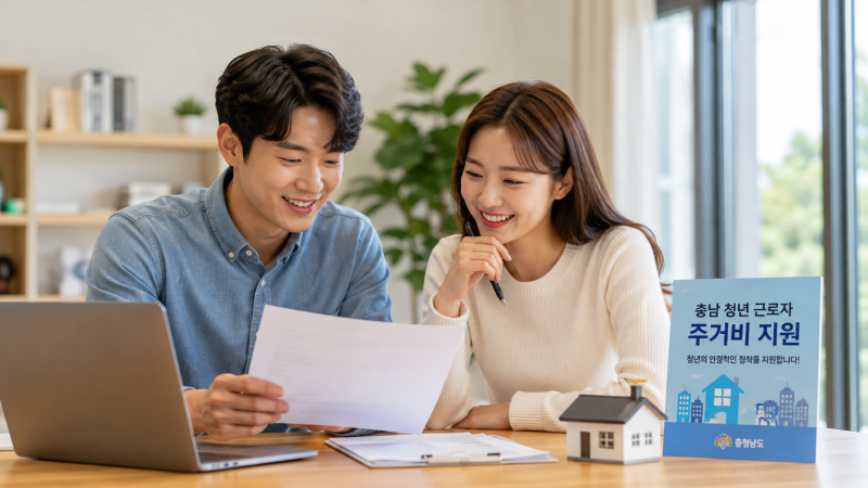 충남 청년 근로자 주거비 지원, 문턱을 낮추다