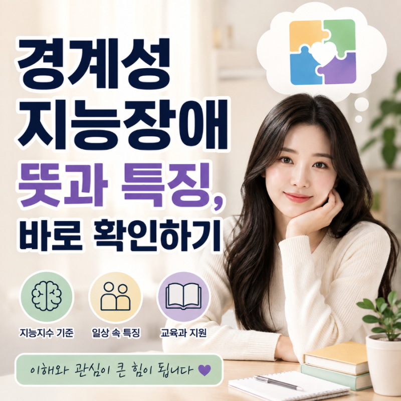 경계성 지능장애 뜻과 특징, 바로 확인하기