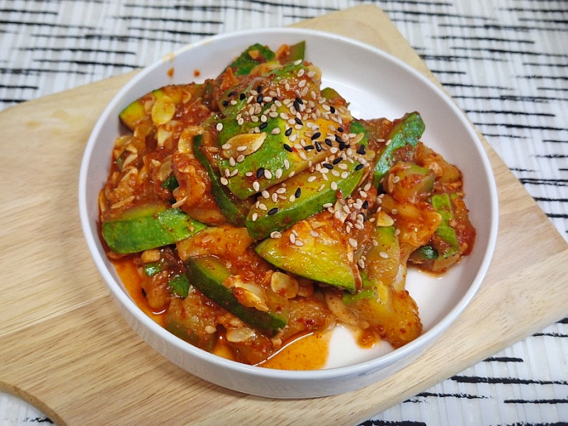 둥근호박볶음 레시피 여름 제철 음식 칼칼하게 매운 요리