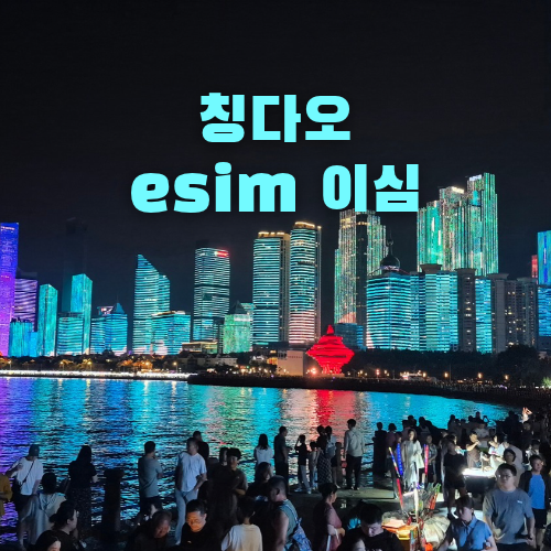 5인 가족 여행 중국 칭다오 esim 이심 사용 후기 (중국 와이파이 제발 일 좀 해라)