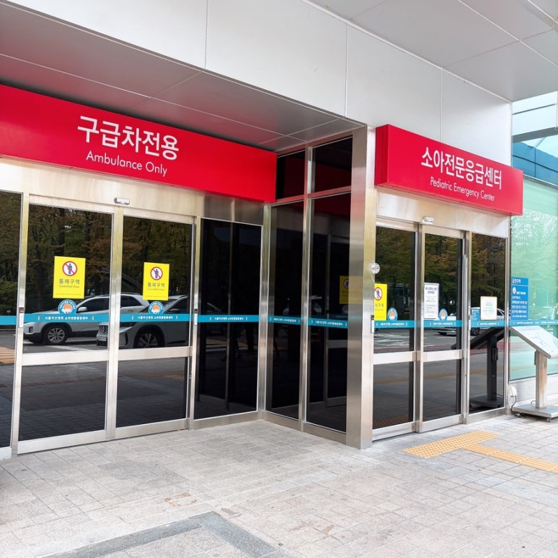 응급실이 처음이신 분들을 위해 준비함!! 서울아산병원 소아응급실 방문 전 알아둘 것 - 위치....