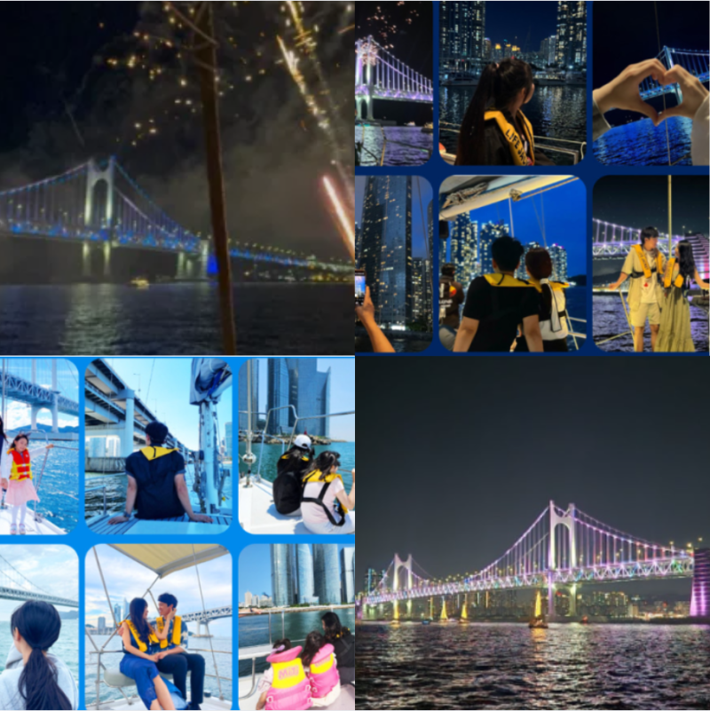 부산요트투어 광안리 해변 해운대 더베이101 야경 폭죽 드론쇼 주간 예약 추천