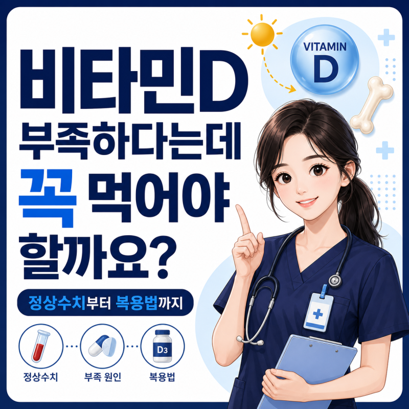 비타민 D 부족하다는데 꼭 먹어야 할까? 정상수치부터 복용법까지