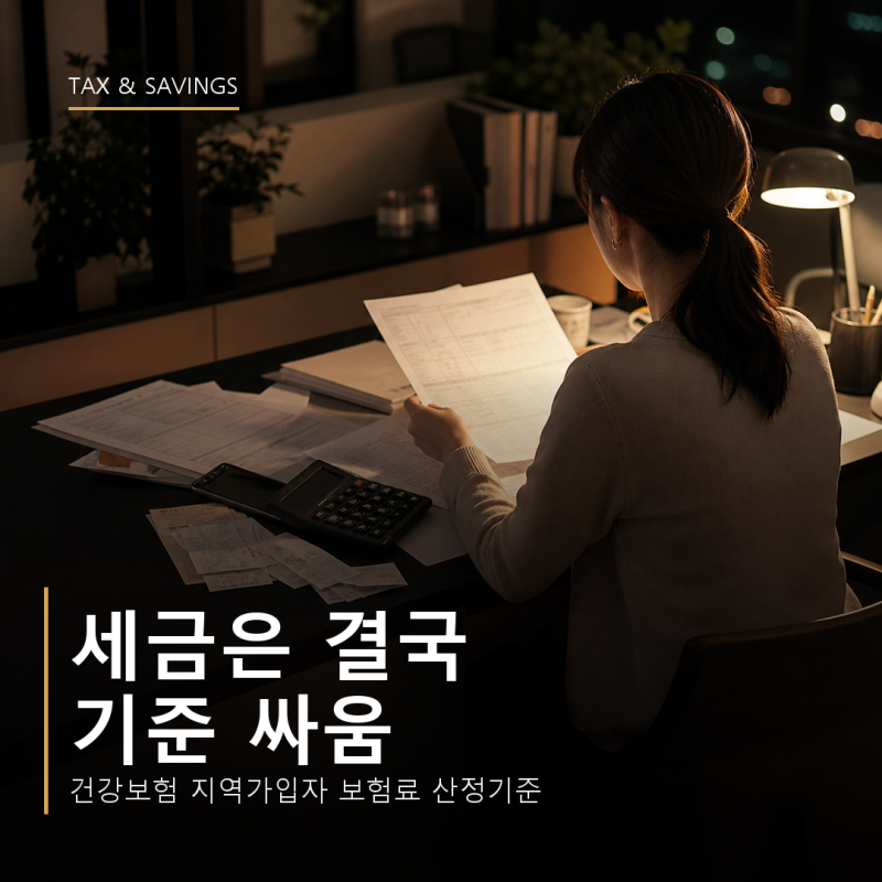 건강보험 지역가입자 보험료 산정기준 확인방법