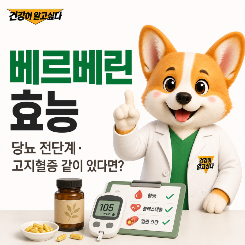 베르베린 효능, 당뇨 전단계·고지혈증 같이 있다면 먹어도 될까?