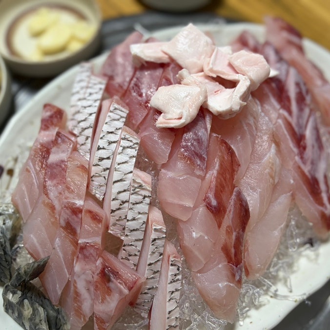인천 신포시장 맛집 민어회 맛집 화선횟집