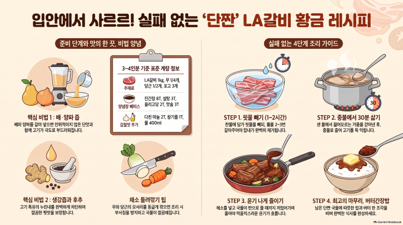 LA갈비찜 레시피