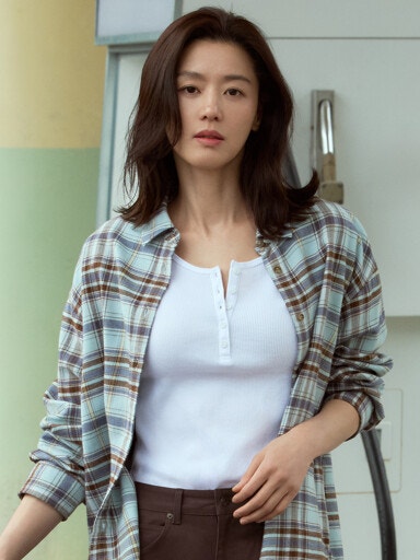 전지현 탑텐 체크 셔츠 3만원대?