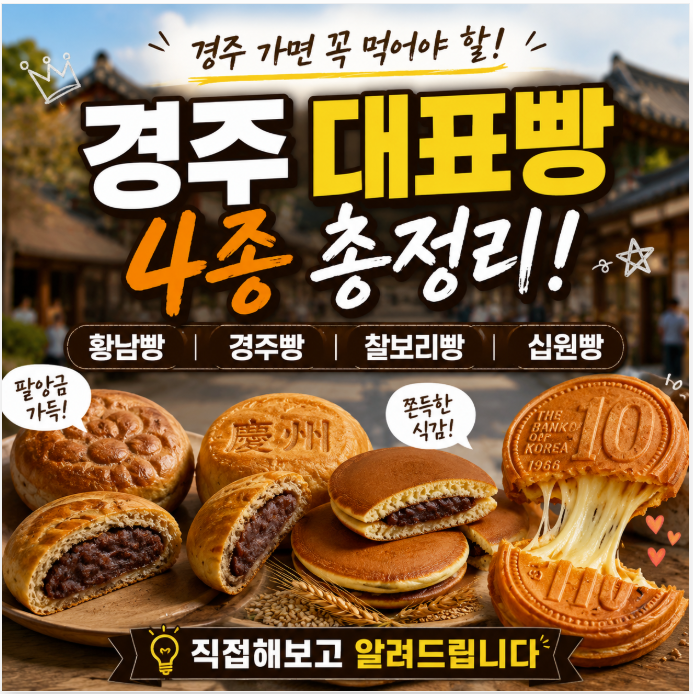 경주 가면 무슨 빵 먹지?