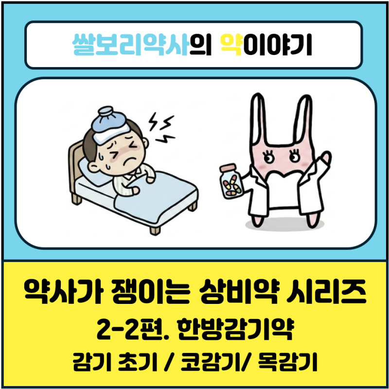 [상비약시리즈] 약사가 집에서 쟁이는 상비약_2-2편 한방감기약: 갈근탕 / 소청룡탕, 갈천신 / ....