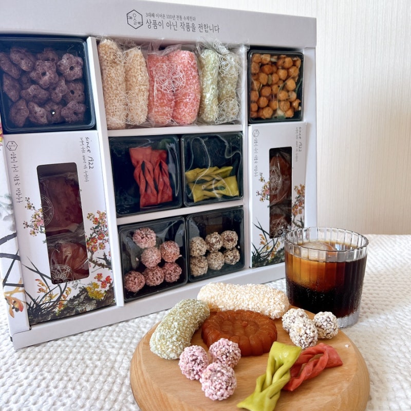 올해 추석선물 세트는 이걸로 종결! 100년 전통 옛사랑한과 수제한과 선물 화백 콜라보 담양 ....