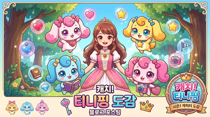 [캐치! 티니핑] 시즌 1 캐릭터 총정리 도감! 로열핑부터 일반 티니핑까지