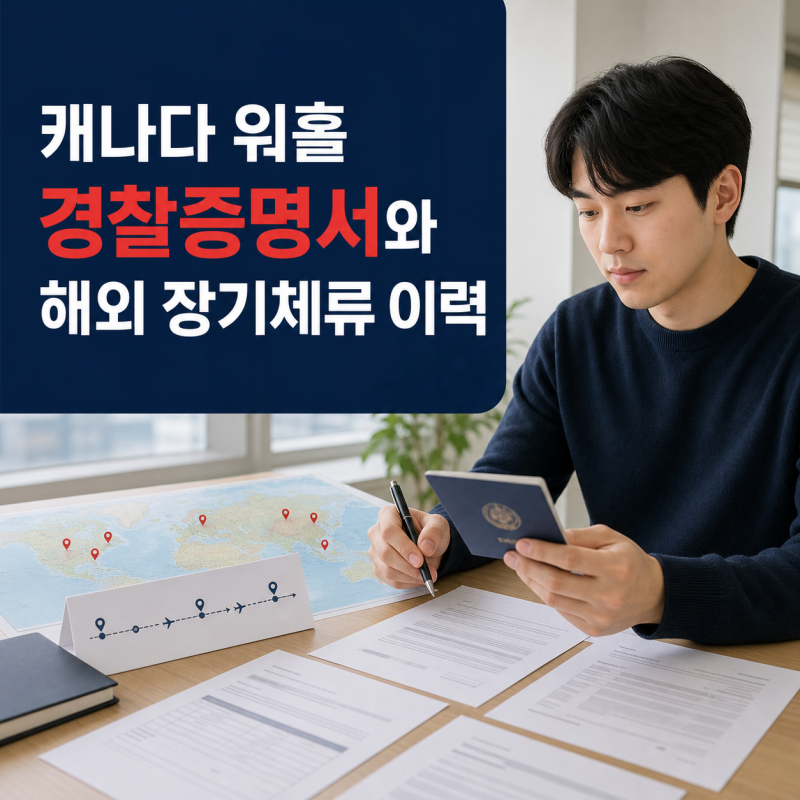 캐나다 워홀 경찰증명서와 해외 장기체류 이력｜6개월 기준과 준비 방법!