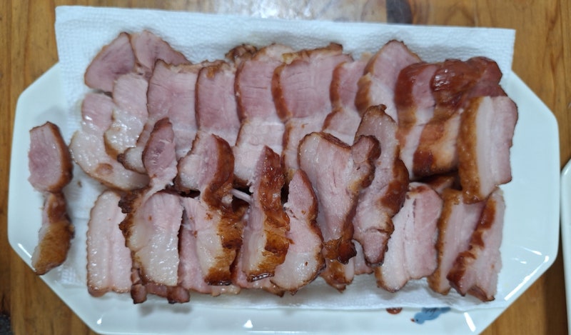 다향 바베큐 통삼겹 450g 에어프라이어 조리 후기, 퇴근 후 간편한 저녁 메뉴