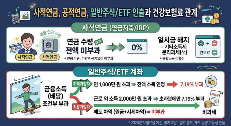계좌유형별 배당소득금액에 따른 건강보험료