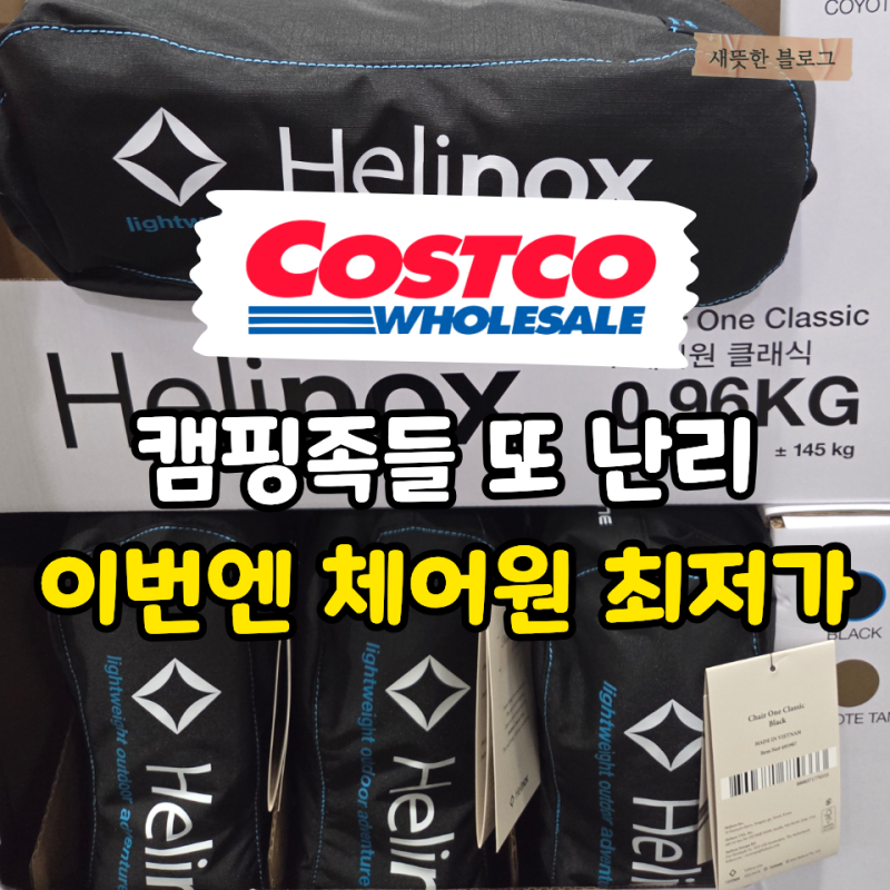 “보이면 일단 담으세요” 코스트코 헬리녹스 체어원 가격 보고 놀랐어요