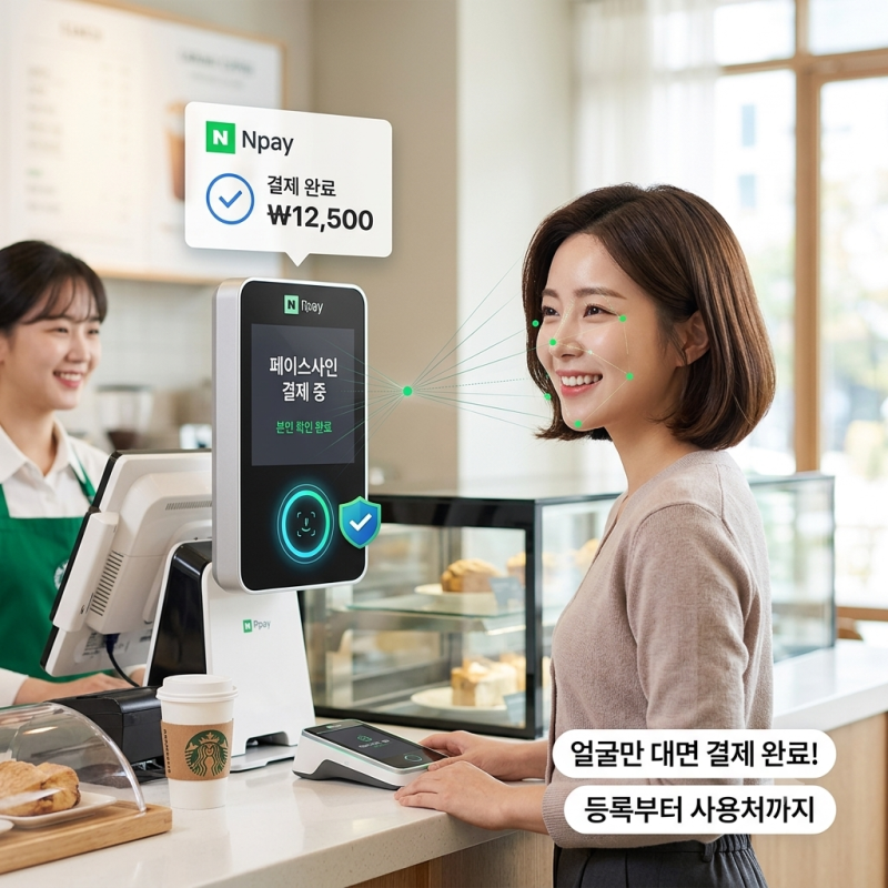 네이버페이 페이스사인 사용방법｜얼굴인식 결제 등록부터 사용처까지