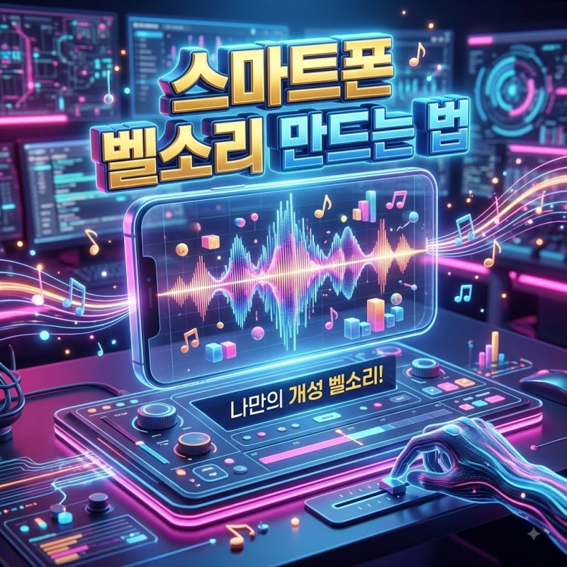 스마트폰 벨소리 만드는 법